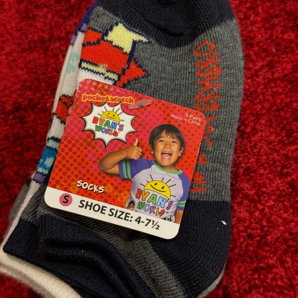 Ryan's World Kids Socks - Multicolor